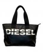 DIESELディーゼル）の古着「ナイロンロゴトートバッグ」｜ブラック