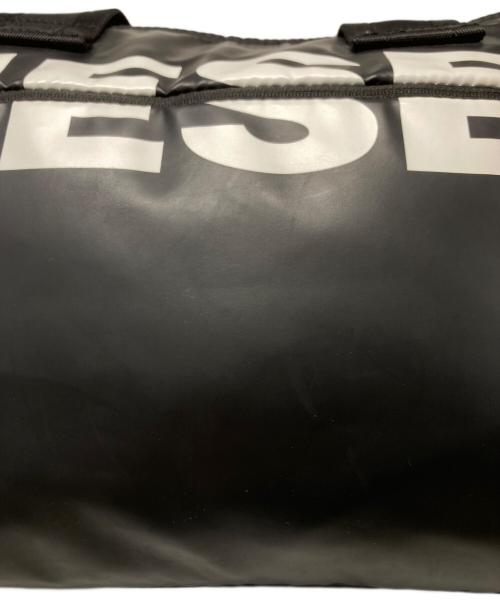 DIESEL（ディーゼル）DIESEL (ディーゼル) ナイロンロゴトートバッグ ブラックの古着・服飾アイテム
