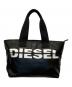 DIESEL（ディーゼル）の古着「ナイロンロゴトートバッグ」｜ブラック
