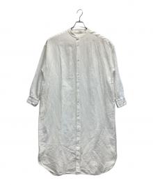 KAGURE（カグレ）の古着「コットンリネンシャツワンピース」｜ホワイト