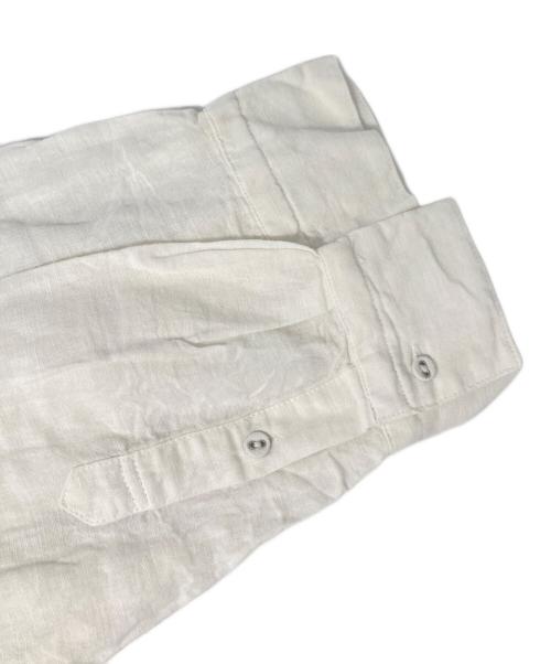 KAGURE（カグレ）KAGURE (カグレ) コットンリネンシャツワンピース ホワイト サイズ:-の古着・服飾アイテム