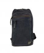 PORTERポーター）の古着「スリングショルダーバッグ」｜ブラック