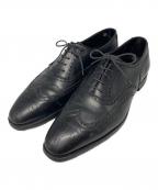 Crockett & Jonesクロケット＆ジョーンズ）の古着「ウィングチップシューズ」｜ブラック