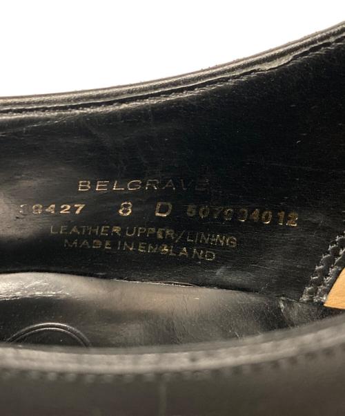 Crockett & Jones（クロケット＆ジョーンズ）Crockett & Jones (クロケット＆ジョーンズ) 内羽根ストレートチップシューズ ブラック サイズ:8 Dの古着・服飾アイテム