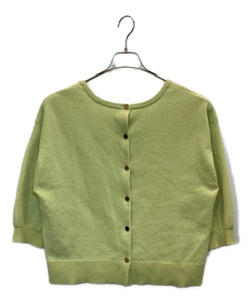 allureville（アルアバイル）allureville (アルアバイル) リネンシャーベット2WAY プルオーバー オリーブ サイズ:2の古着・服飾アイテム