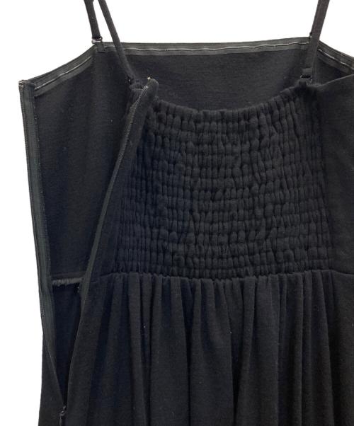 BORDERS at BALCONY（ボーダーズアットバルコニー）BORDERS at BALCONY (ボーダーズアットバルコニー) キャミソールワンピース ブラック サイズ:36の古着・服飾アイテム