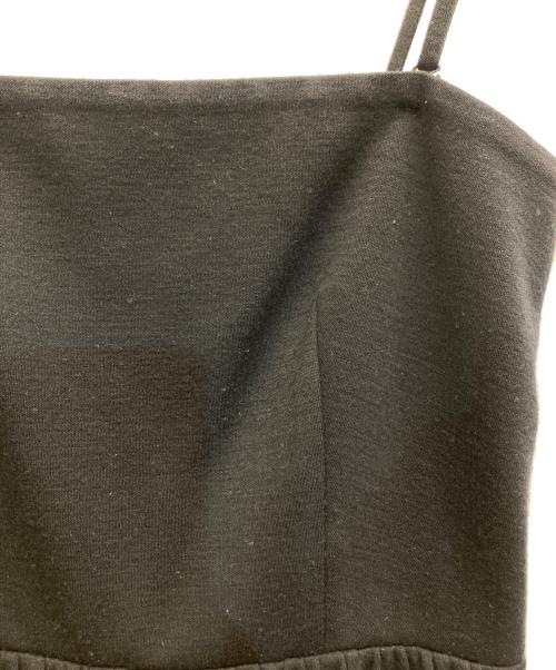 BORDERS at BALCONY（ボーダーズアットバルコニー）BORDERS at BALCONY (ボーダーズアットバルコニー) キャミソールワンピース ブラック サイズ:36の古着・服飾アイテム