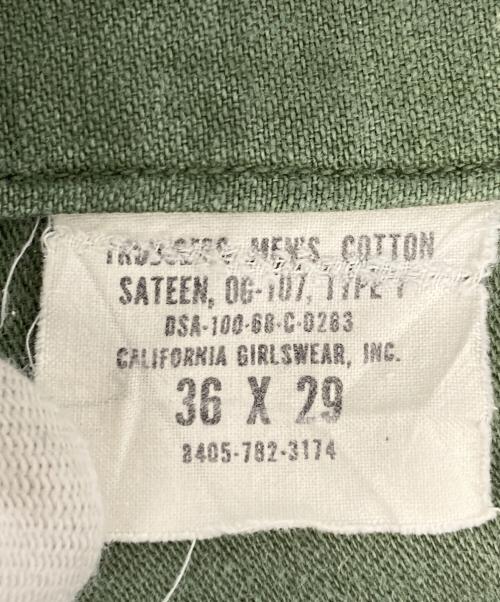 US ARMY（ユーエスアーミー）US ARMY (ユーエスアーミー) ベイカーパンツ オリーブ サイズ:36×29の古着・服飾アイテム