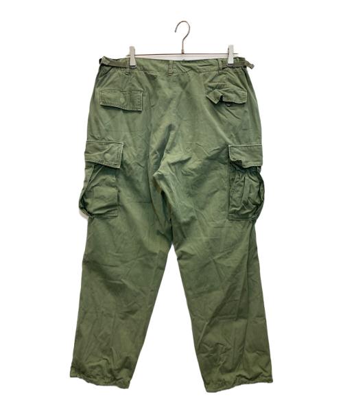 US ARMY（ユーエスアーミー）US ARMY (ユーエスアーミー) ジャングルファティーグ カーゴパンツ オリーブ サイズ:Lの古着・服飾アイテム