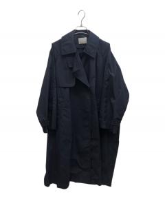 中古・古着通販】lownn (ローン) チェックウールオーバーコート グレー