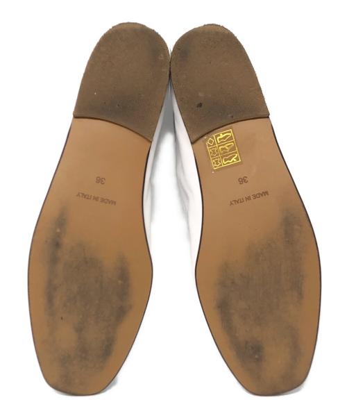 CORSO ROMA 9（コルソローマノーヴェ）CORSO ROMA 9 (コルソローマノーヴェ) ペニーローファー ホワイト サイズ:36の古着・服飾アイテム