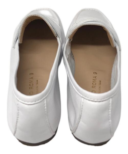CORSO ROMA 9（コルソローマノーヴェ）CORSO ROMA 9 (コルソローマノーヴェ) ペニーローファー ホワイト サイズ:36の古着・服飾アイテム