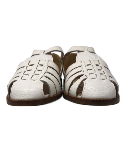 PASCUCCI（パスクッチ）PASCUCCI (パスクッチ) グルカサンダル ホワイト サイズ:36の古着・服飾アイテム