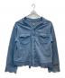 Deny umamiism（ウマミズム）の古着「used加工ボンバージャケット」｜ブルー