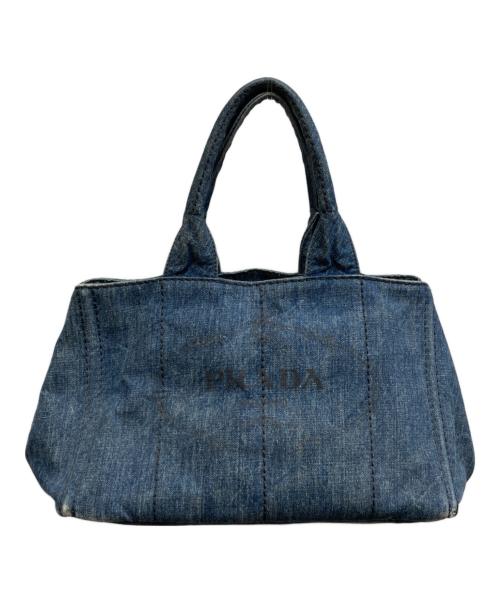 PRADA（プラダ）PRADA (プラダ) カナパ キャンバスバッグ インディゴの古着・服飾アイテム