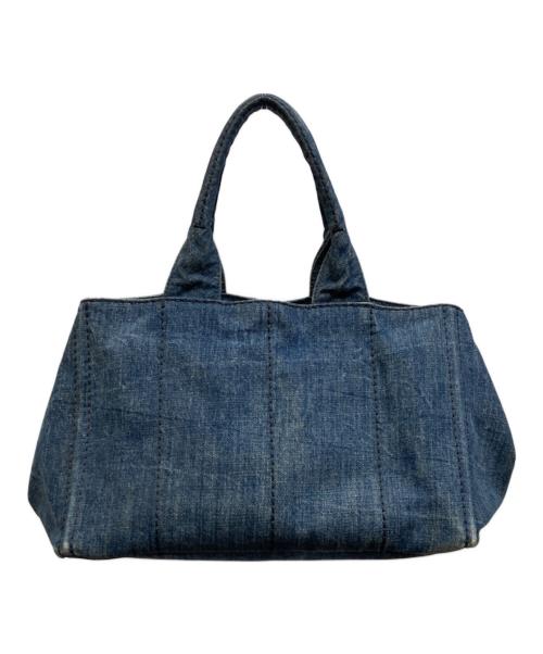 PRADA（プラダ）PRADA (プラダ) カナパ キャンバスバッグ インディゴの古着・服飾アイテム