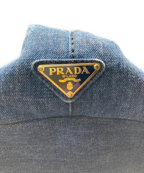 PRADA（プラダ）PRADA (プラダ) カナパ キャンバスバッグ インディゴの古着・服飾アイテム