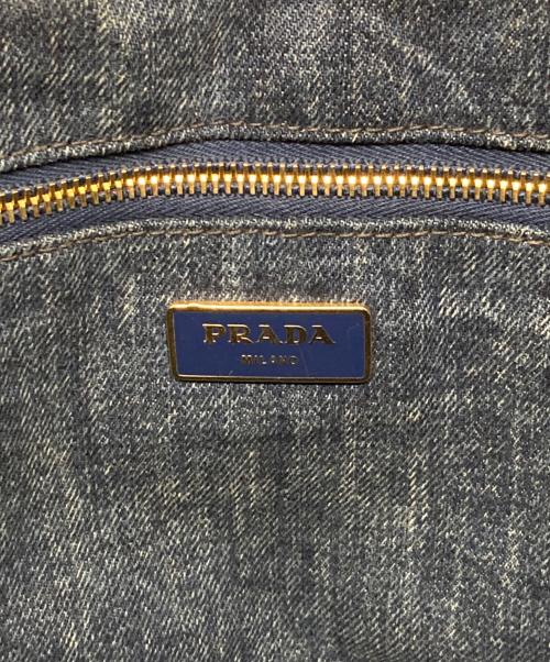 PRADA（プラダ）PRADA (プラダ) カナパ キャンバスバッグ インディゴの古着・服飾アイテム