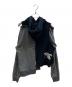 Maison MIHARA YASUHIRO (メゾン ミハラ ヤスヒロ) ドッキングパーカー ブラック×グレー サイズ:F：13000円