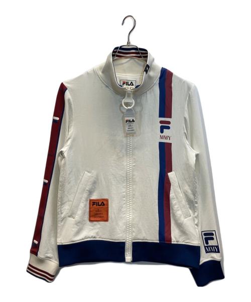FILA（フィラ）FILA (フィラ) Maison MIHARA YASUHIRO (メゾン ミハラ ヤスヒロ) ビッグファスナートラックジャケット ベージュ サイズ:Lの古着・服飾アイテム