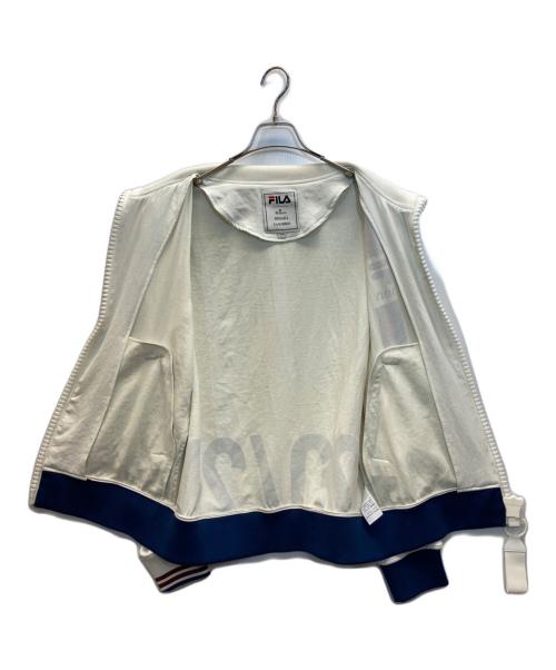 FILA（フィラ）FILA (フィラ) Maison MIHARA YASUHIRO (メゾン ミハラ ヤスヒロ) ビッグファスナートラックジャケット ベージュ サイズ:Lの古着・服飾アイテム