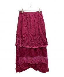 Maison MIHARA YASUHIRO（メゾン ミハラ ヤスヒロ）の古着「フリルスカート」｜パープル