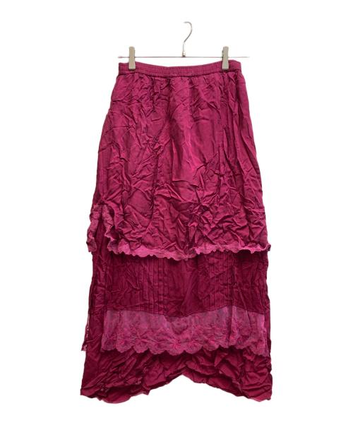 Maison MIHARA YASUHIRO（メゾン ミハラ ヤスヒロ）Maison MIHARA YASUHIRO (メゾン ミハラ ヤスヒロ) フリルスカート パープル サイズ:36の古着・服飾アイテム