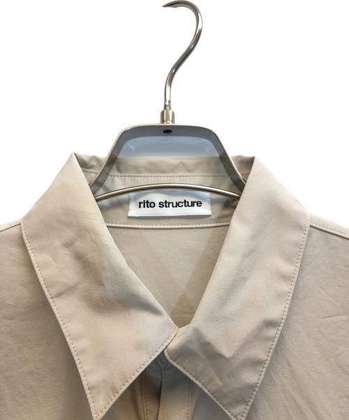 rito structure（リト ストラクチャー）rito structure (リト ストラクチャー) 長袖シャツ ベージュ サイズ:1の古着・服飾アイテム