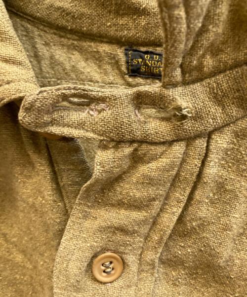 O.D.STANDARD（オーディー・スタンダード）O.D.STANDARD (オーディー・スタンダード) ウールチンストプルオーバーシャツ カーキ サイズ:-の古着・服飾アイテム