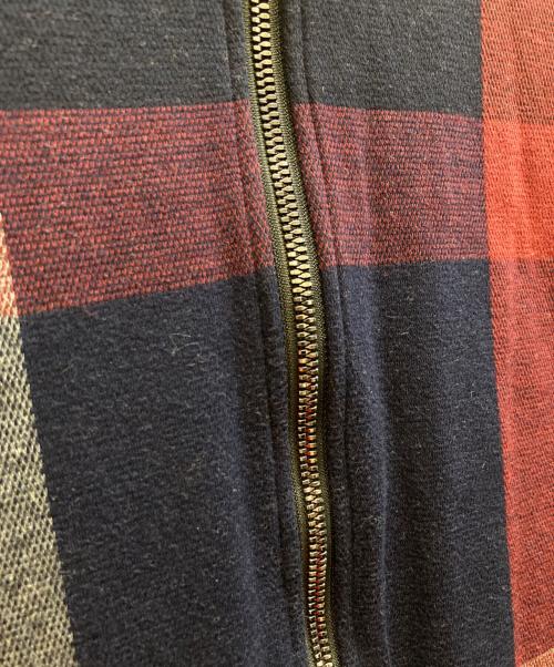 BLACK LABEL CRESTBRIDGE（ブラックレーベル クレストブリッジ）BLACK LABEL CRESTBRIDGE (ブラックレーベル クレストブリッジ) ジップパーカー ネイビー×グレー サイズ:Mの古着・服飾アイテム