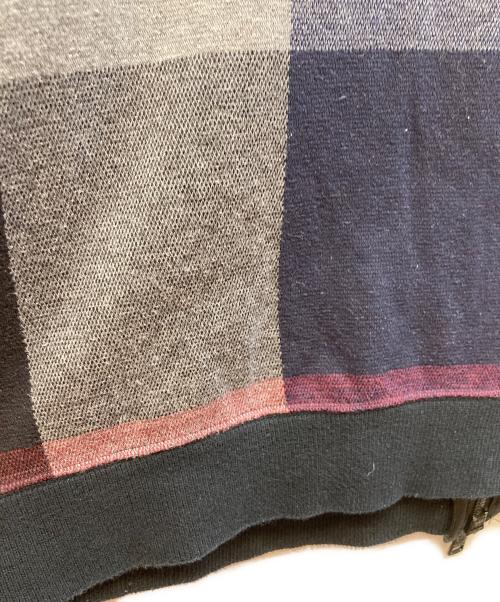 BLACK LABEL CRESTBRIDGE（ブラックレーベル クレストブリッジ）BLACK LABEL CRESTBRIDGE (ブラックレーベル クレストブリッジ) ジップパーカー ネイビー×グレー サイズ:Mの古着・服飾アイテム