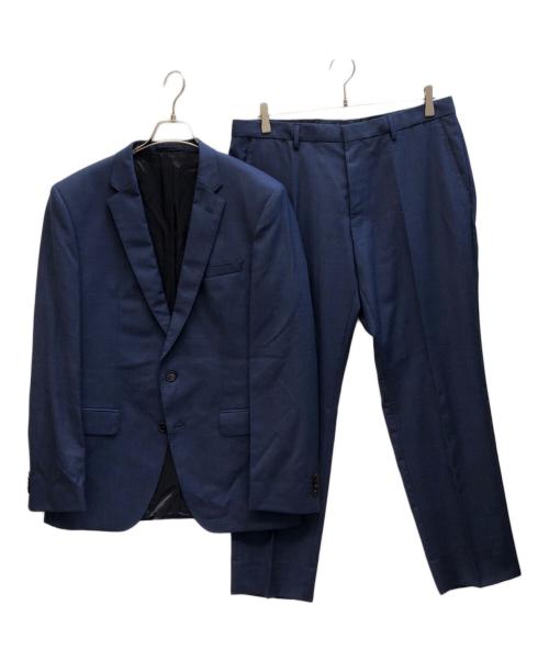 BOSS HUGO BOSS（ボス ヒューゴボス）BOSS HUGO BOSS (ボス ヒューゴボス) セットアップスーツ ブルー サイズ:50の古着・服飾アイテム