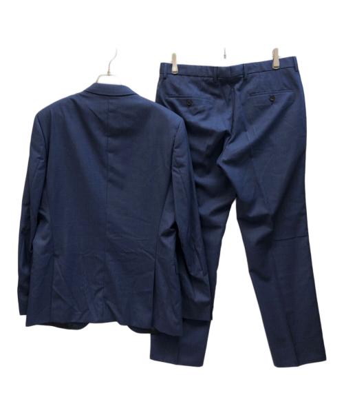 BOSS HUGO BOSS（ボス ヒューゴボス）BOSS HUGO BOSS (ボス ヒューゴボス) セットアップスーツ ブルー サイズ:50の古着・服飾アイテム