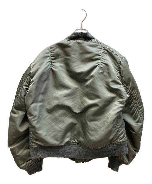 US ARMY（ユーエスアーミー）US ARMY (ユーエスアーミー) 86年製 ALPHA社 MA-1ジャケット オリーブ サイズ:MEDIUMの古着・服飾アイテム