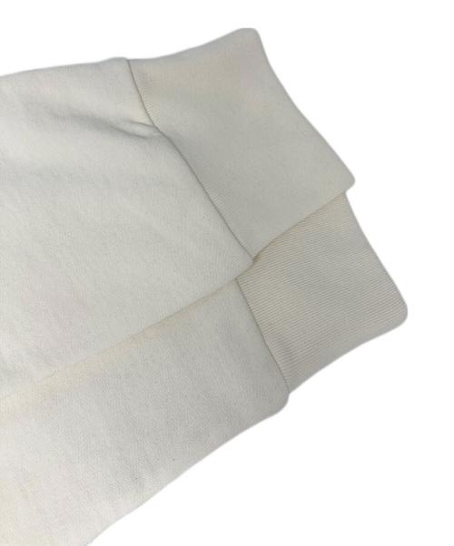 MONCLER（モンクレール）MONCLER (モンクレール) 22AW フロッキーロゴスウェット アイボリー サイズ:Lの古着・服飾アイテム