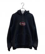 stussyステューシー）の古着「Basic Stussy Hoodie」｜ブラック