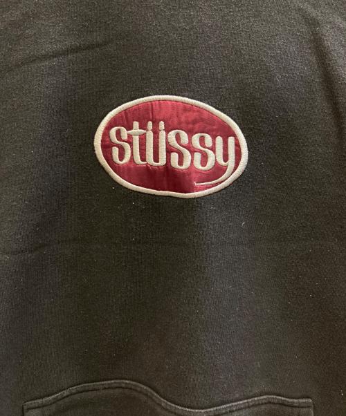 stussy（ステューシー）stussy (ステューシー) Basic Stussy Hoodie ブラック サイズ:Mの古着・服飾アイテム