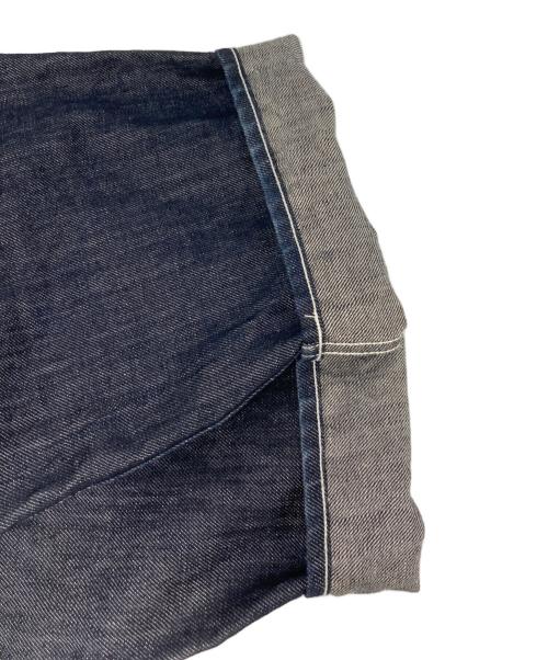 COMME des GARCONS HOMME（コムデギャルソン オム）COMME des GARCONS HOMME (コムデギャルソン オム) 綿麻デニムタックテーパードパンツ インディゴ サイズ:Sの古着・服飾アイテム