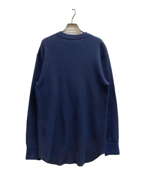 nanamica（ナナミカ）nanamica (ナナミカ) 長袖ワッフルカットソー ネイビー サイズ:Sの古着・服飾アイテム