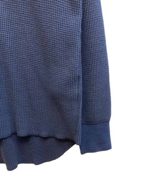 nanamica（ナナミカ）nanamica (ナナミカ) 長袖ワッフルカットソー ネイビー サイズ:Sの古着・服飾アイテム