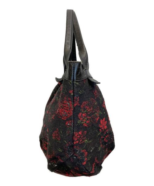 Y's（ワイズ）Y's (ワイズ) 16AW かすみ花刺ハンドバッグ ブラックの古着・服飾アイテム