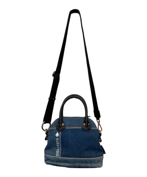 DIESEL（ディーゼル）DIESEL (ディーゼル) 2WAYデニムショルダーバッグ インディゴの古着・服飾アイテム