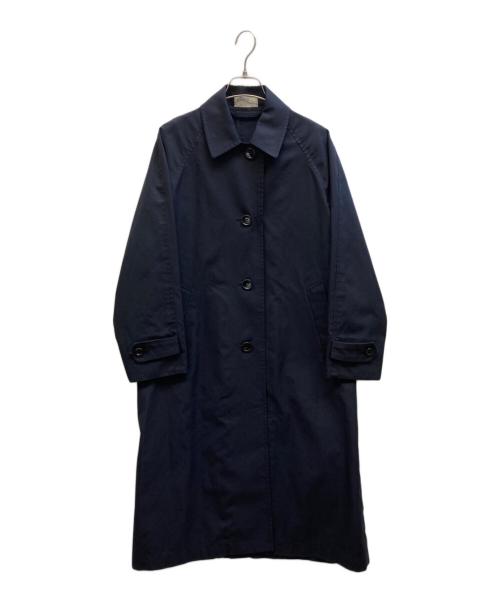 JOURNAL STANDARD relume（ジャーナルスタンダード レリューム）JOURNAL STANDARD relume (ジャーナルスタンダード レリューム) スーピマコットンステンカラーコート ネイビー サイズ:36の古着・服飾アイテム
