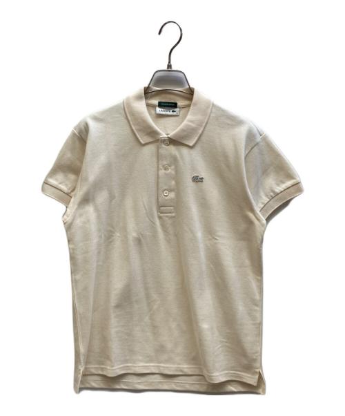 LACOSTE（ラコステ）LACOSTE (ラコステ) IENA (イエナ) 別注ポロシャツ ベージュ サイズ:34 未使用品の古着・服飾アイテム