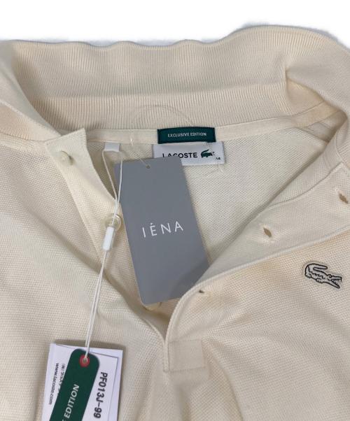 LACOSTE（ラコステ）LACOSTE (ラコステ) IENA (イエナ) 別注ポロシャツ ベージュ サイズ:34 未使用品の古着・服飾アイテム