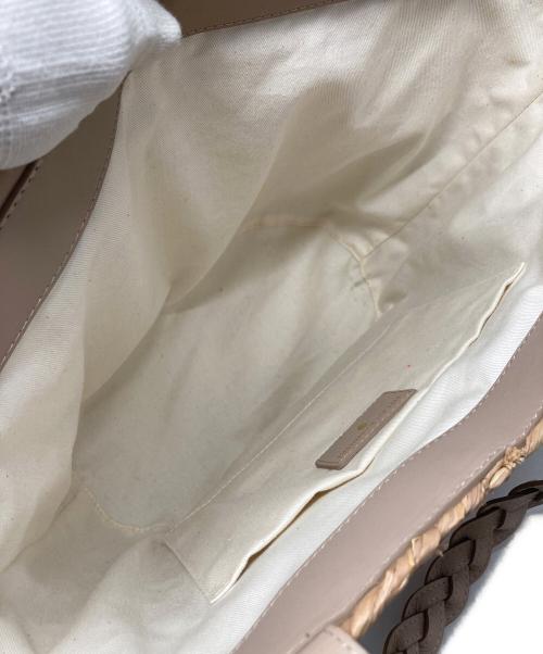 HELEN KAMINSKI（ヘレンカミンスキー）HELEN KAMINSKI (ヘレンカミンスキー) カゴバッグ ベージュの古着・服飾アイテム