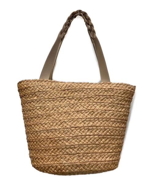 HELEN KAMINSKI（ヘレンカミンスキー）HELEN KAMINSKI (ヘレンカミンスキー) カゴバッグ ベージュの古着・服飾アイテム