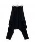ENFOLD (エンフォルド) ドレープサルエルTROUSERS ブラック サイズ:S：6000円