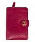 CHANEL（シャネル）の古着「カメリア2つ折り財布」｜ピンク