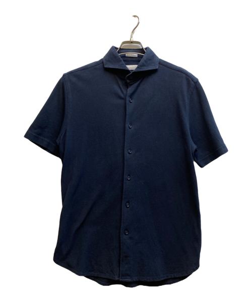 GUY ROVER（ギローバー）GUY ROVER (ギローバー) 鹿の子半袖シャツ ブラック サイズ:Mの古着・服飾アイテム